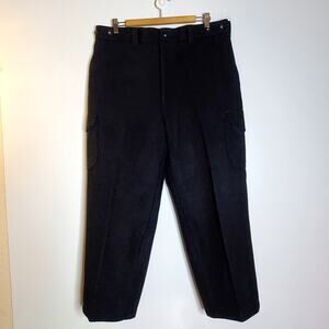 CC. Filson 100% Mackinaw charcoal Virgin Wool Field Cargo Pants 38 USA